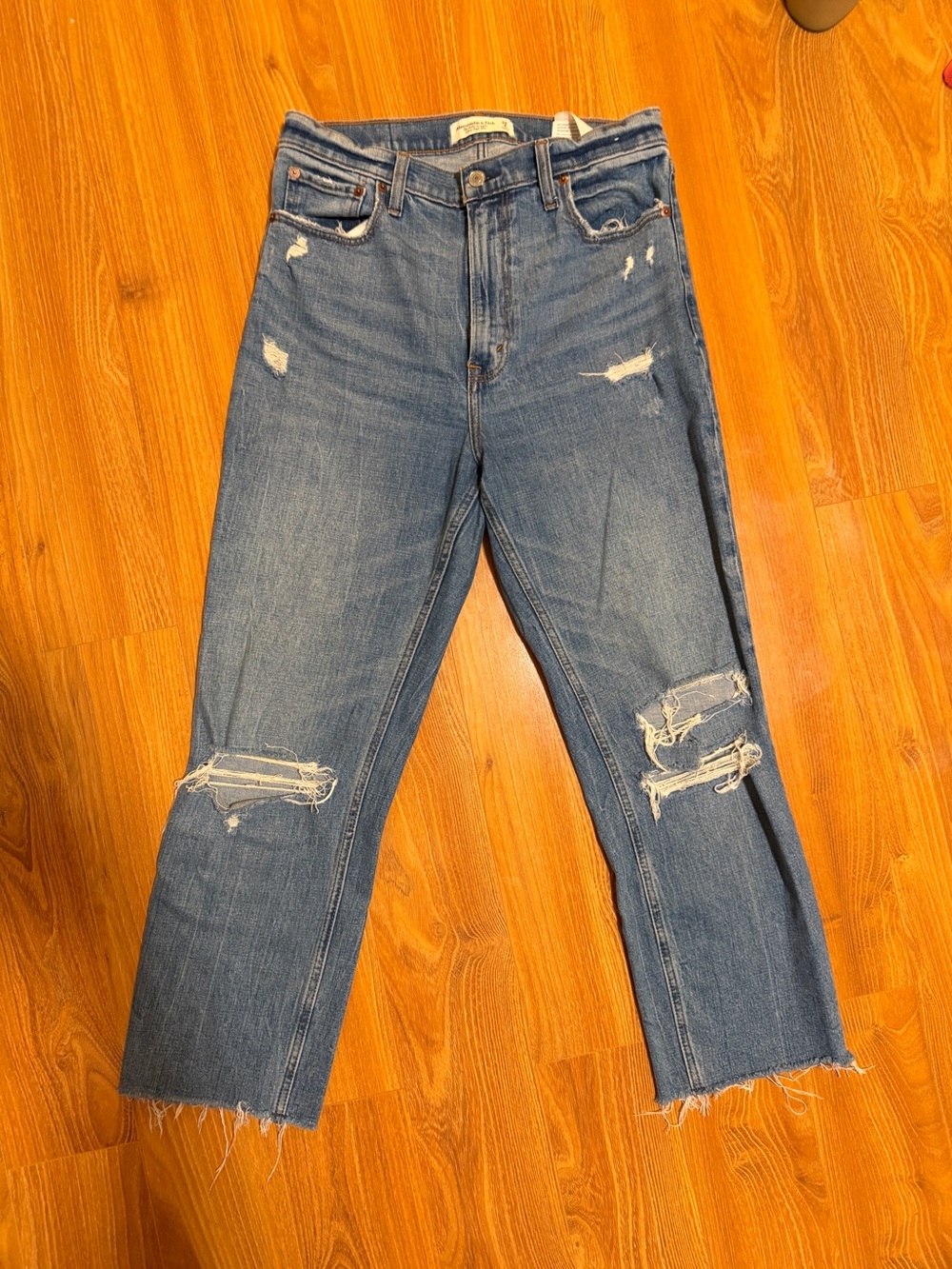 Abercrombie Ankle-straight ultra high-rise women’s jeans